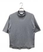 LACOSTEラコステ）の古着「リラックスフィット モックネックTシャツ」｜グレー