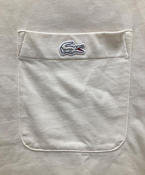 LACOSTE（ラコステ）LACOSTE (ラコステ) クラシックフィットTシャツ ベージュ サイズ:XLの古着・服飾アイテム