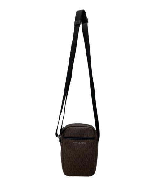 MICHAEL KORS（マイケルコース）MICHAEL KORS (マイケルコース) クーパー フォーン クロスボディ ブラウンの古着・服飾アイテム
