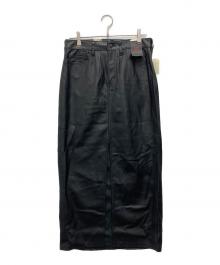 LEVI'S（リーバイス）の古着「Ankle Column Skirt」｜ブラック