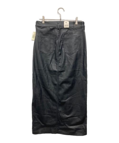 LEVI'S（リーバイス）LEVI'S (リーバイス) Ankle Column Skirt ブラック サイズ:28 未使用品の古着・服飾アイテム