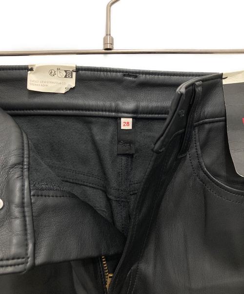 LEVI'S（リーバイス）LEVI'S (リーバイス) Ankle Column Skirt ブラック サイズ:28 未使用品の古着・服飾アイテム