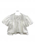 THE TOEザ・トゥー）の古着「Porto Puff Blouse/ポルトパフブラウス」｜ホワイト
