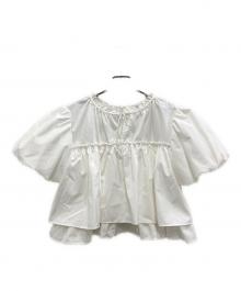 THE TOE（ザ・トゥー）の古着「Porto Puff Blouse/ポルトパフブラウス」｜ホワイト