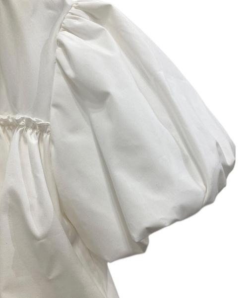 THE TOE（ザ・トゥー）the toe (ザ・トゥー) Porto Puff Blouse/ポルトパフブラウス ホワイト サイズ:Sの古着・服飾アイテム