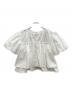 the toe（ザ・トゥー）の古着「Porto Puff Blouse/ポルトパフブラウス」｜ホワイト