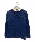 POLO RALPH LAURENポロ・ラルフローレン）の古着「カスタムスリムフィット ラガーシャツ」｜ネイビー