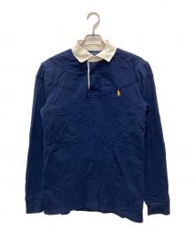 POLO RALPH LAUREN（ポロ・ラルフローレン）の古着「カスタムスリムフィット ラガーシャツ」｜ネイビー
