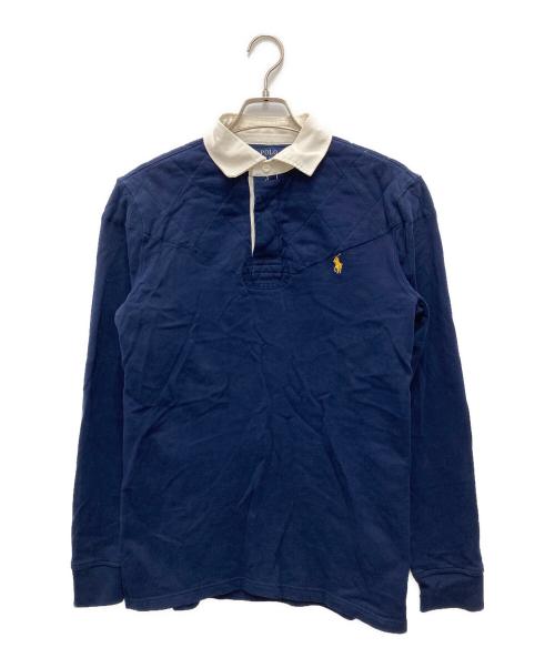 POLO RALPH LAUREN（ポロ・ラルフローレン）POLO RALPH LAUREN (ポロ・ラルフローレン) カスタムスリムフィット ラガーシャツ ネイビー サイズ:Mの古着・服飾アイテム