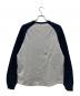POLO RALPH LAUREN (ポロ・ラルフローレン) ラグランスウェット グレー×ネイビー サイズ:M：5000円