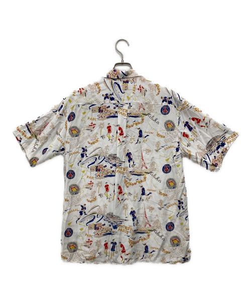 Paris Saint-Germain（パリサンジェルマン）Paris Saint-Germain (パリサンジェルマン) EDIFICE (エディフィス) 総柄シャツ マルチカラー サイズ:XLの古着・服飾アイテム