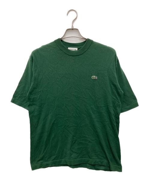LACOSTE（ラコステ）LACOSTE (ラコステ) RELAXD FIT半袖ニット グリーン サイズ:Sの古着・服飾アイテム