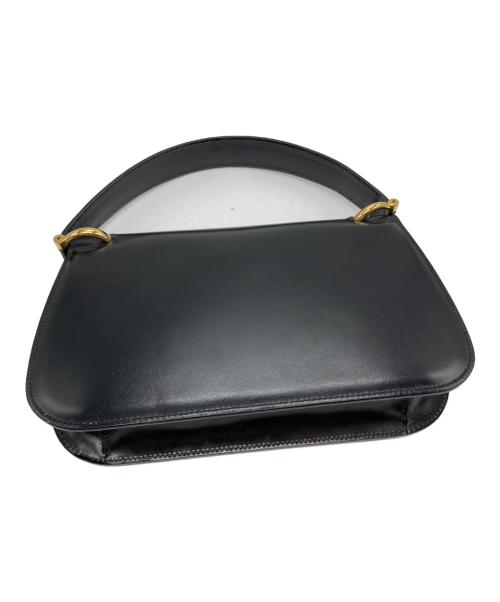 CELINE（セリーヌ）CELINE (セリーヌ) オールドレザーハンドバッグ ブラックの古着・服飾アイテム