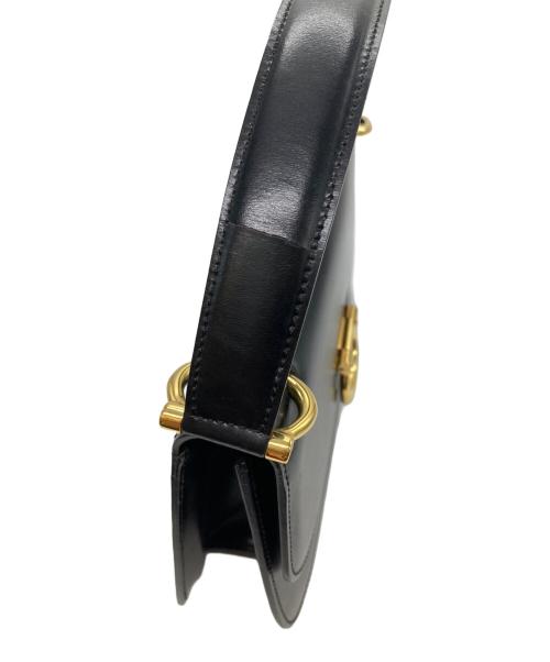 CELINE（セリーヌ）CELINE (セリーヌ) オールドレザーハンドバッグ ブラックの古着・服飾アイテム