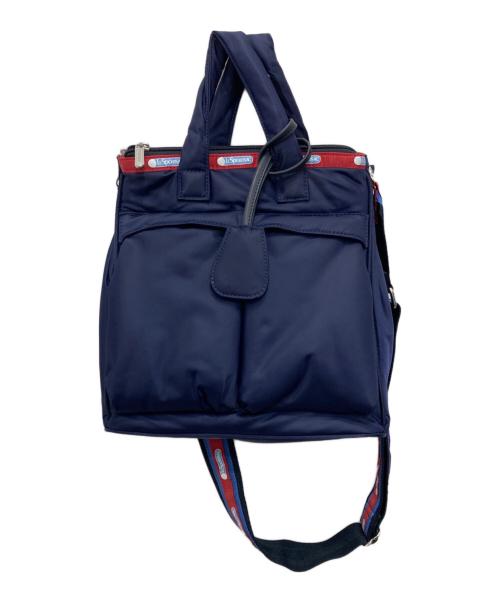 LeSportsac（レスポートサック）LeSportsac (レスポートサック) 2WAY Atelier MED HELMET TOTE/ツーウェイ アトリエ メド ヘルメット トート オーシャンフレア/ネイビーの古着・服飾アイテム