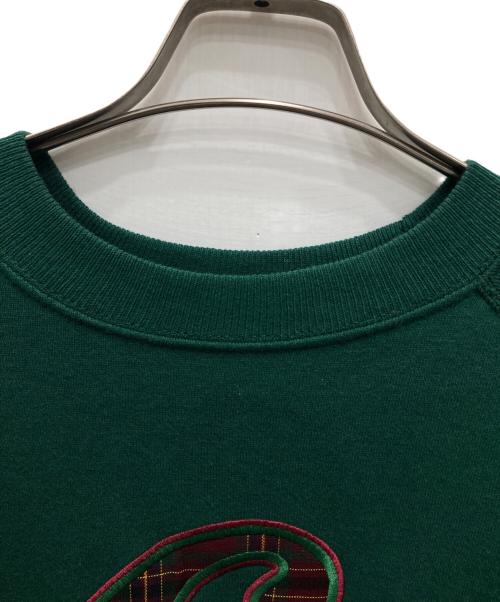 Hanes（ヘインズ）Hanes (ヘインズ) 刺繍スウェット グリーン サイズ:XXLの古着・服飾アイテム