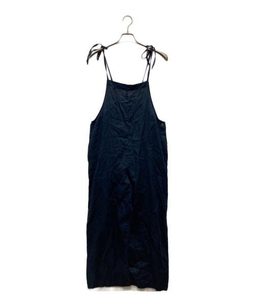 KAGURE（カグレ）kagure (カグレ) リネンキャミサロペット ネイビー サイズ:Fの古着・服飾アイテム