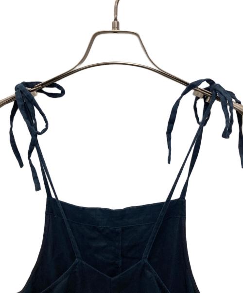 KAGURE（カグレ）kagure (カグレ) リネンキャミサロペット ネイビー サイズ:Fの古着・服飾アイテム