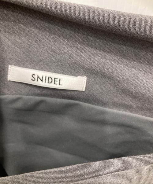 Snidel（スナイデル）Snidel (スナイデル) オフショルドレープブラウス グレー サイズ:Fの古着・服飾アイテム