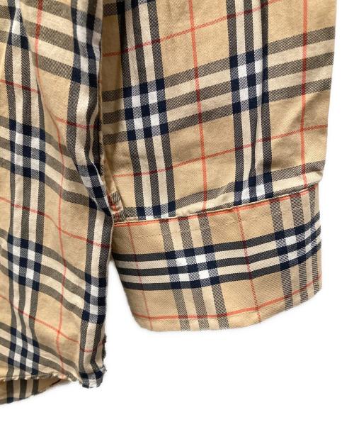 Burberry's（バーバリーズ）Burberry's (バーバリーズ) ノヴァチェックBDシャツ ベージュ サイズ:Lの古着・服飾アイテム