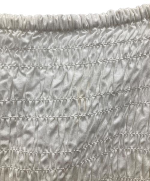 GANNI（ガニー）GANNI (ガニー) ブラウスワンピース ホワイト サイズ:32の古着・服飾アイテム
