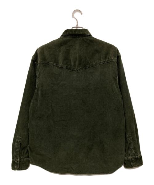 DIESEL（ディーゼル）DIESEL (ディーゼル) D-OCEAN/コーデュロイシャツ オリーブ サイズ:XLの古着・服飾アイテム