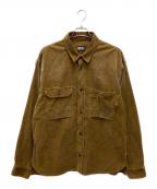 DIESELディーゼル）の古着「S-BUN-CORD/コーデュロイシャツ」｜ブラウン