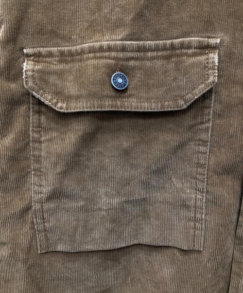 DIESEL（ディーゼル）DIESEL (ディーゼル) S-BUN-CORD/コーデュロイシャツ ブラウン サイズ:XLの古着・服飾アイテム