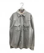DIESELディーゼル）の古着「スウェットシャツジャケット」｜グレー