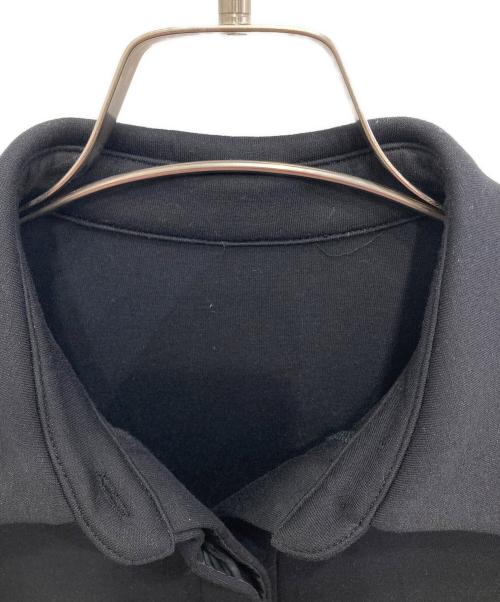 NOLLEY'S（ノーリーズ）NOLLEY'S (ノーリーズ) エアボールアシメペプラムオーバーシャツ ネイビー サイズ:FREEの古着・服飾アイテム