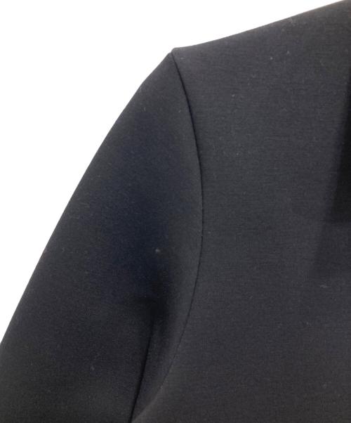 NOLLEY'S（ノーリーズ）NOLLEY'S (ノーリーズ) エアボールアシメペプラムオーバーシャツ ネイビー サイズ:FREEの古着・服飾アイテム