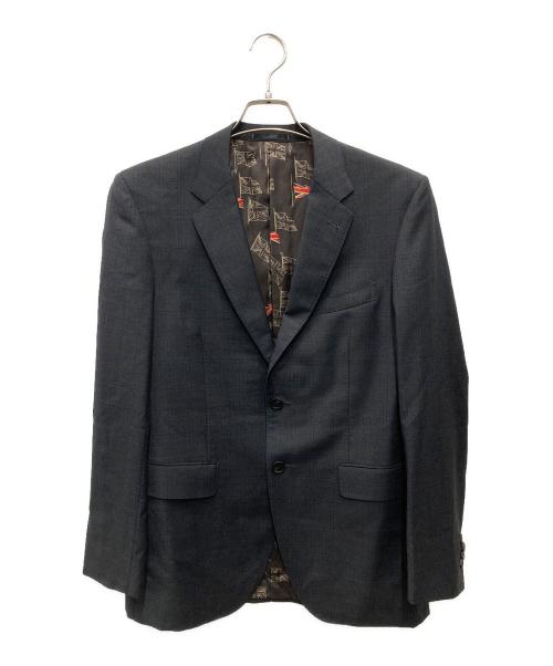 PAUL SMITH（ポールスミス）Paul Smith (ポールスミス) 2Bセットアップスーツ ネイビー×グレー サイズ:Lの古着・服飾アイテム