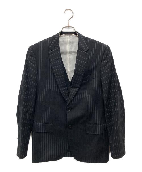 PAUL SMITH（ポールスミス）PAUL SMITH (ポールスミス) ストライプ3ピースセットアップスーツ ブラック サイズ:Lの古着・服飾アイテム