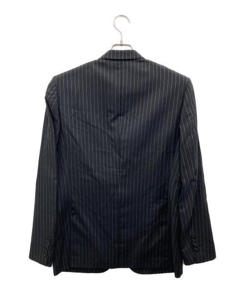 PAUL SMITH（ポールスミス）PAUL SMITH (ポールスミス) ストライプ3ピースセットアップスーツ ブラック サイズ:Lの古着・服飾アイテム