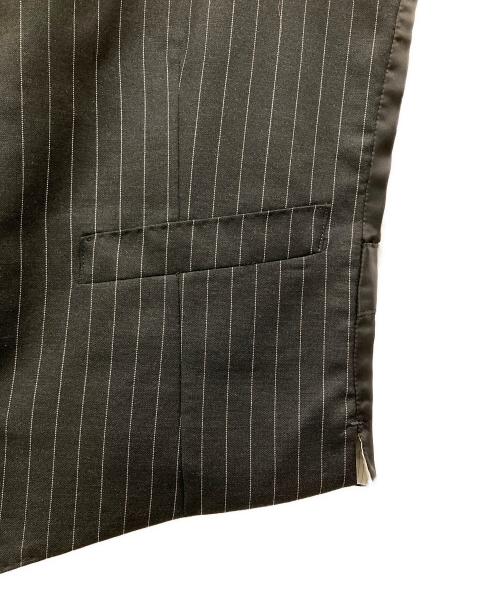 PAUL SMITH（ポールスミス）PAUL SMITH (ポールスミス) ストライプ3ピースセットアップスーツ ブラック サイズ:Lの古着・服飾アイテム