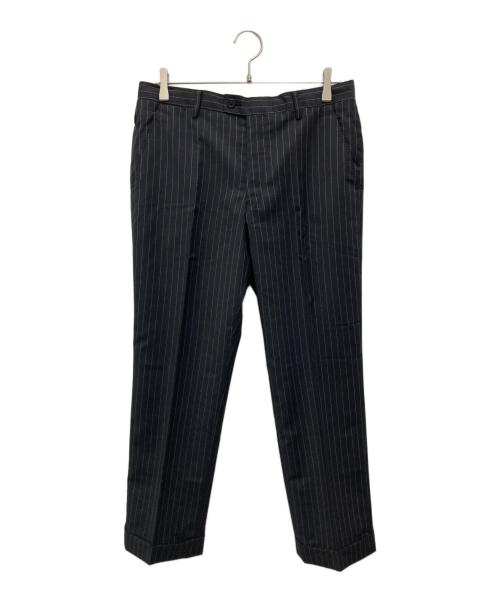 PAUL SMITH（ポールスミス）PAUL SMITH (ポールスミス) ストライプ3ピースセットアップスーツ ブラック サイズ:Lの古着・服飾アイテム