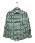 CLANE×FRAGMENT DESIGNクラネ×フラグメントデザイン）の古着「ウォールグラフィックデザインシャツ」｜グリーン