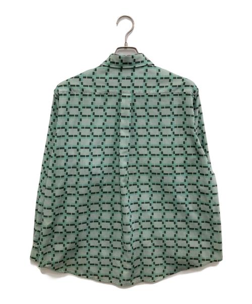 CLANE（クラネ）CLANE (クラネ) FRAGMENT DESIGN (フラグメントデザイン) ウォールグラフィックデザインシャツ グリーン サイズ:Sの古着・服飾アイテム
