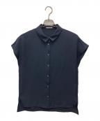 theory luxeセオリーリュクス）の古着「Marvine Serra ブラウス/マーヴィン セラ ブラウス」｜ネイビー