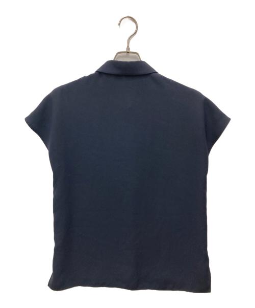 theory luxe（セオリーリュクス）theory luxe (セオリーリュクス) Marvine Serra ブラウス/マーヴィン セラ ブラウス ネイビー サイズ:038の古着・服飾アイテム