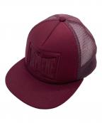 SUPREMEシュプリーム）の古着「stamped mesh back 5-panel maroon/スタンプロゴ メッシュ バック ファイブパネル マルーン」｜レッド