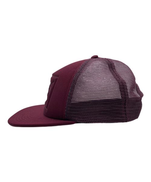 SUPREME（シュプリーム）SUPREME (シュプリーム) stamped mesh back 5-panel maroon/スタンプロゴ メッシュ バック ファイブパネル マルーン レッドの古着・服飾アイテム