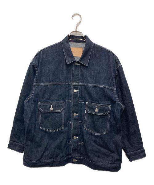Graphpaper（グラフペーパー）Graphpaper (グラフペーパー) SelvageDenimJacket-RIGID インディゴ サイズ:1の古着・服飾アイテム