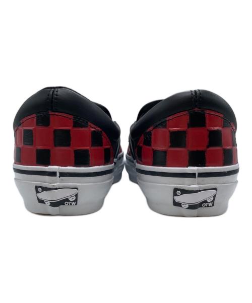 OTW by Vans（オーティーダブリュー バイ バンズ）OTW by Vans (オーティーダブリュー バイ バンズ) OTW (オーティーダブリュー) Classic Slip-On 98 Vibram/クラシック スリッポン 98 ヴィブラム ブラック×レッド サイズ:27 未使用品の古着・服飾アイテム