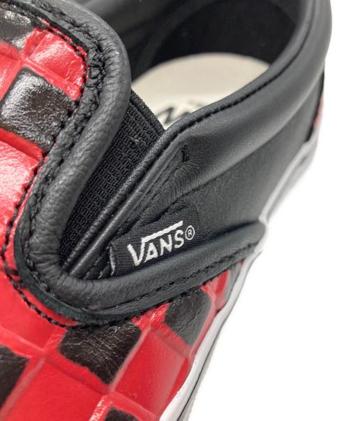 OTW by Vans（オーティーダブリュー バイ バンズ）OTW by Vans (オーティーダブリュー バイ バンズ) OTW (オーティーダブリュー) Classic Slip-On 98 Vibram/クラシック スリッポン 98 ヴィブラム ブラック×レッド サイズ:27 未使用品の古着・服飾アイテム