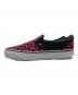 OTW by Vans (オーティーダブリュー バイ バンズ) OTW (オーティーダブリュー) Classic Slip-On 98 Vibram/クラシック スリッポン 98 ヴィブラム ブラック×レッド サイズ:27 未使用品：10000円