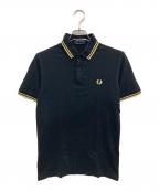 FRED PERRYフレッドペリー）の古着「THE ORIGINAL TIPPED FRED PERRY SHIRTS/オリジナル ティップド フレッド ペリー シャツ」｜ブラック