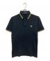 FRED PERRY（フレッドペリー）の古着「THE ORIGINAL TIPPED FRED PERRY SHIRTS/オリジナル ティップド フレッド ペリー シャツ」｜ブラック
