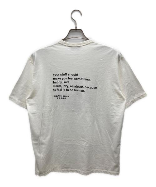 beautiful people（ビューティフルピープル）beautiful people (ビューティフルピープル) feels iconT-shirt ホワイト サイズ:190の古着・服飾アイテム