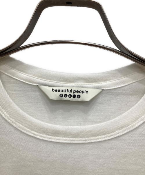 beautiful people（ビューティフルピープル）beautiful people (ビューティフルピープル) feels iconT-shirt ホワイト サイズ:190の古着・服飾アイテム